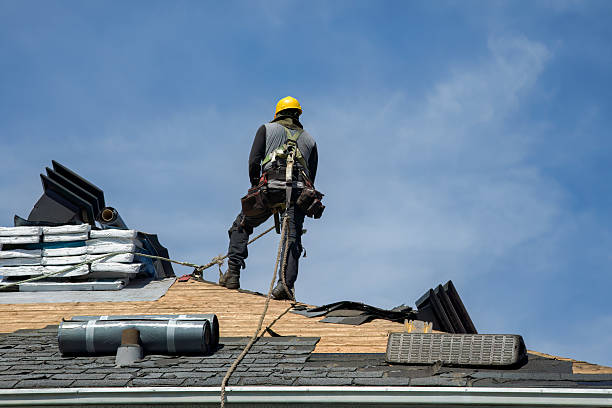 Professional Roofing technician working in New Hampton, NH